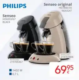 Eldi Philips Senseo original HD7806/35 NOUGAT aanbieding