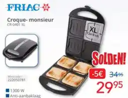 Eldi Friac Croque monsieur CR-0401 XL aanbieding