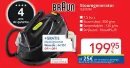 Eldi Braun stoomgenerator IS3257BK aanbieding