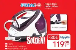 Eldi Friac hoge druk Boiler 8 bar STG 8002 aanbieding