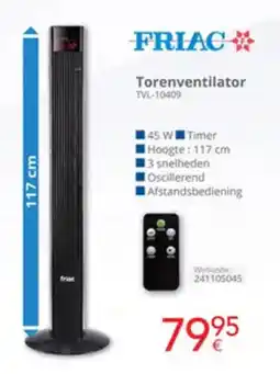 Eldi Friac Torenventilator TVL-10409 aanbieding