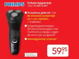 Eldi Philips Scheerapparaat X3021/00 WET & DRY aanbieding