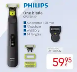 Eldi Philips One blade QP2520/20 aanbieding