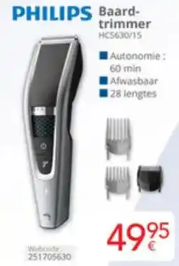 Eldi Philips baardtrimmer HC5630/15 aanbieding