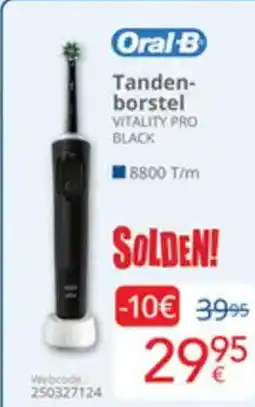 Eldi Oral-B Tandenborstel VITALITY PRO BLACK aanbieding