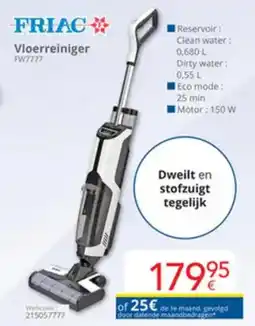 Eldi Friac vloerreiniger FW7777 aanbieding