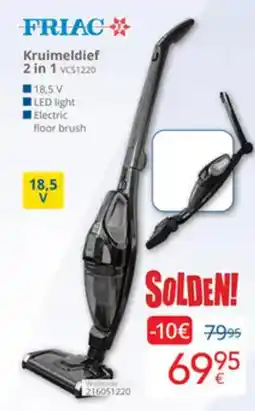 Eldi Friac Kruimeldief 2 in 1 vcs1220 aanbieding