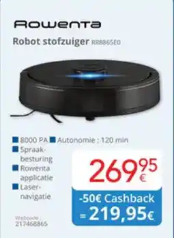 Eldi Rowenta Robot stofzuiger RR8865E0 aanbieding