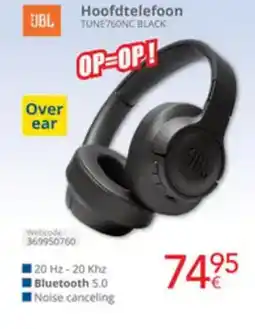Eldi JBL Hoofdtelefoon TUNE760NC BLACK aanbieding