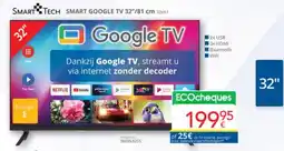 Eldi Smart tech smart google TV 32VA1 aanbieding