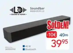 Eldi LD Soundbar BBSW-0550 2.0 aanbieding