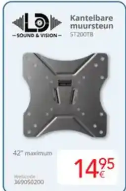 Eldi LD Kantelbare muursteun ST200T8 aanbieding