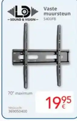 Eldi LD Vaste muursteun S400FB aanbieding