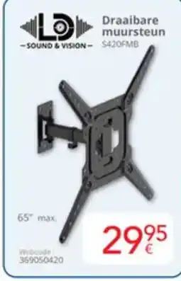 Eldi LD Draaibare muursteun S420FMB aanbieding
