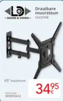 Eldi LD Draaibare muursteun S422FMB aanbieding