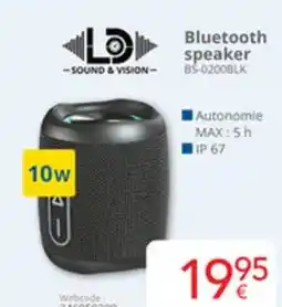 Eldi LD Bluetooth speaker BS-0200BLK aanbieding
