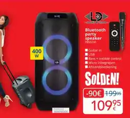 Eldi LD Bluetooth party speaker FBS0200 aanbieding