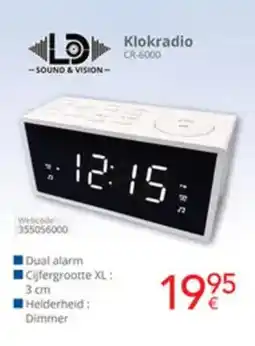 Eldi LD Klokradio CR-6000 aanbieding