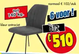 Budget Meubelen Stoelen aanbieding
