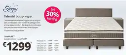 Sleepworld Celestial boxspringset aanbieding