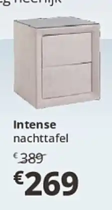 Sleepworld Intense nachttafel aanbieding