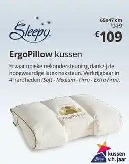 Sleepworld ErgoPillow kussen aanbieding