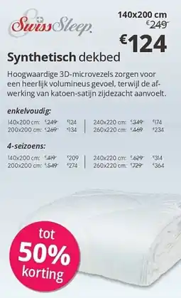 Sleepworld Synthetisch dekbed aanbieding