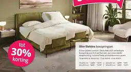 Sleepworld Slim Elektro boxspringset aanbieding
