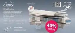 Sleepworld Hybrid matras aanbieding
