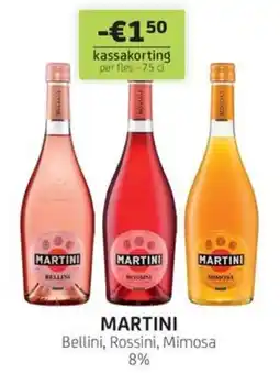 BelBev Martini aanbieding
