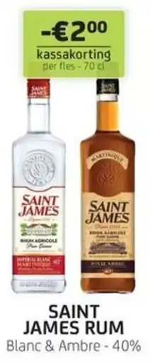 BelBev Saint James Rum aanbieding