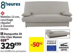 Conforama Banquette-lit Clic-Clac Manon aanbieding