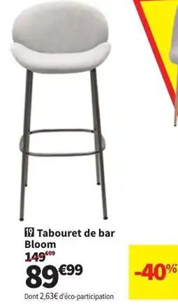 Conforama Tabouret de bar Bloom aanbieding
