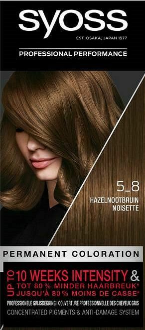 Syoss Color Salonplex 5-8 Hazelnootbruin