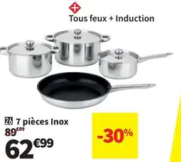 Conforama 7 pièces Inox aanbieding