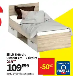 Conforama Lit Détroit aanbieding
