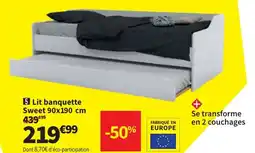 Conforama Lit banquette Sweet aanbieding
