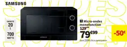 Conforama Samsung Micro-ondes monofonction aanbieding