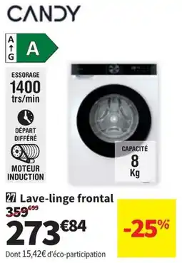 Conforama Candy Lave Linge Frontal aanbieding