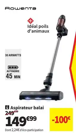 Conforama Rowenta Aspirateur balai aanbieding