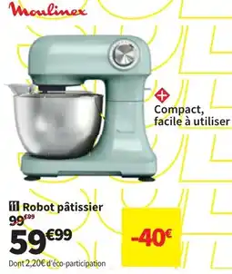 Conforama Moulinex Robot Pâtissier aanbieding