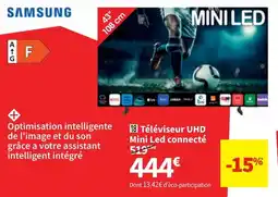 Conforama Téléviseur uhd mini led connecté SAMSUNG TU43M74H aanbieding