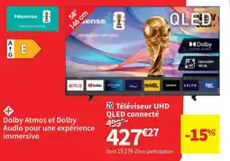 Conforama Téléviseur UHD QLED connecté Hisense 58Q7S aanbieding