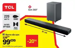 Conforama Barre de Son S55H aanbieding