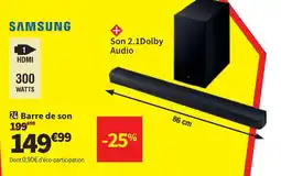 Conforama Samsung Barre de Son aanbieding