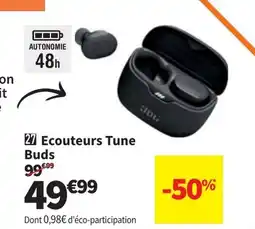 Conforama JBL Ecoteurs Tune Buds aanbieding