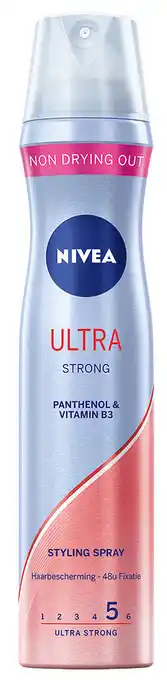 De Online Drogist Nivea Ultra Strong Styling Spray aanbieding