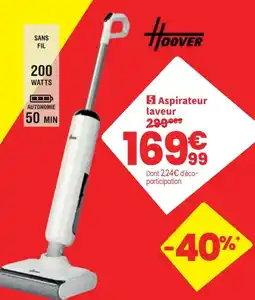 Conforama Hoover Aspirateur Laveur aanbieding