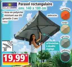 Norma Parasol Rectangulaire aanbieding
