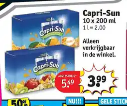 Kruidvat Capri-Sun aanbieding